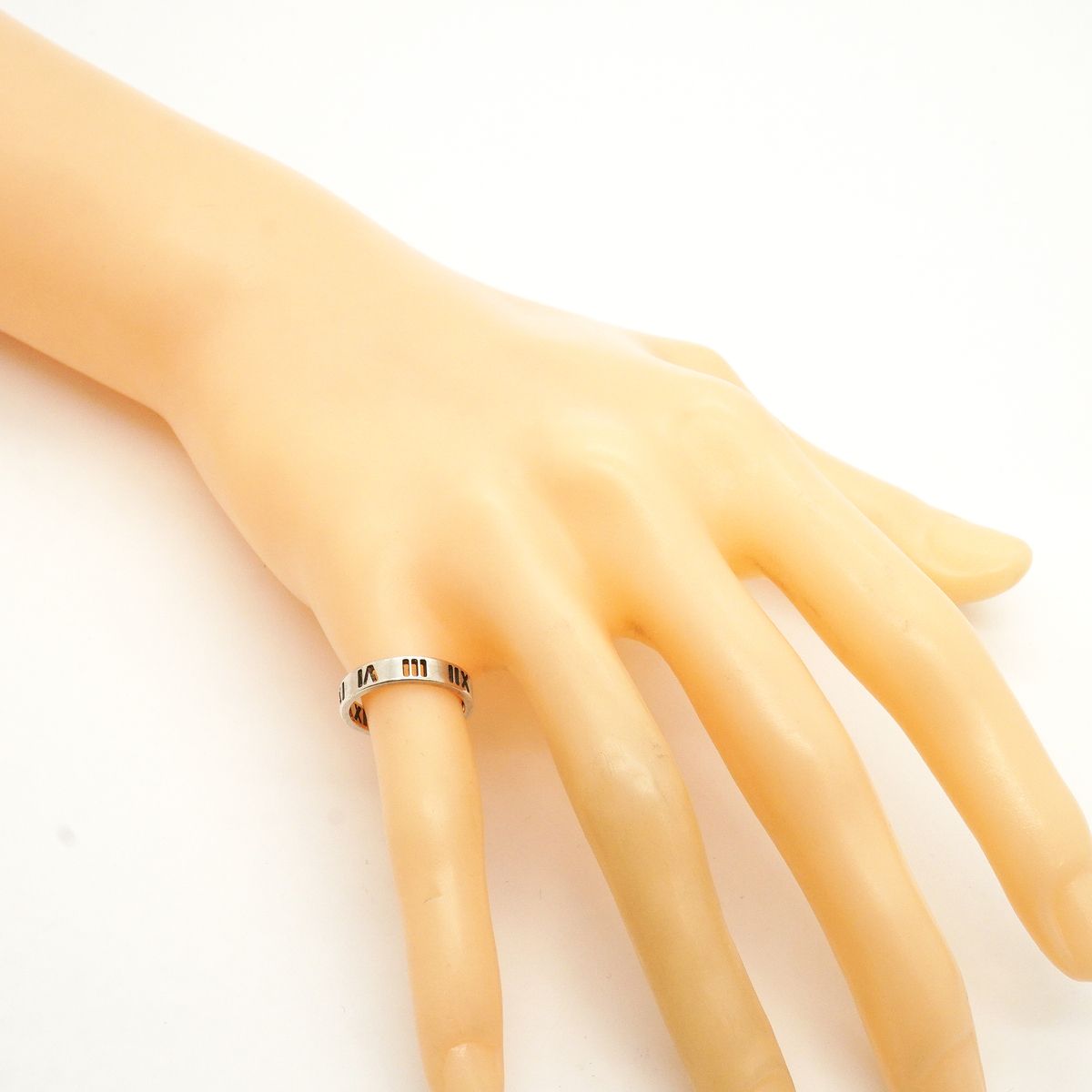 Tiffany & Co Ring Atlas Pierced 925 Sterling Silver — view 6
