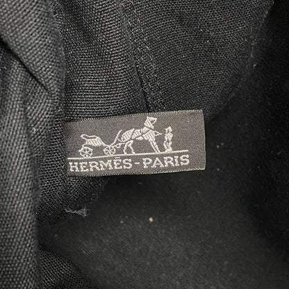 Hermes Tote Bag Fourre Tout MM Canvas Black Silver — view 5