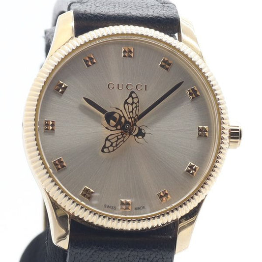 Gucci Timeless 126.5 Gold Dial Watch