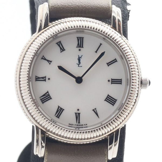 Saint Laurent White Dial Watch