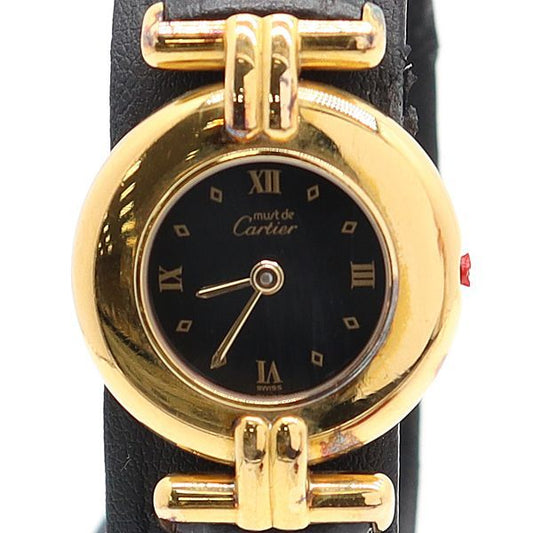 Cartier Must Colisee Black Dial Watch