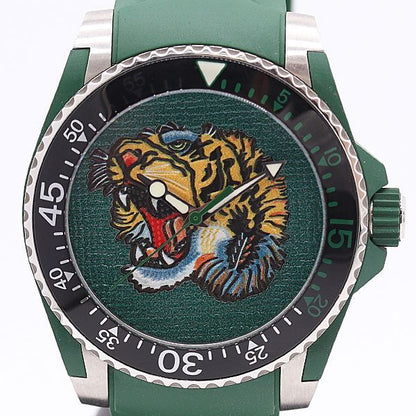 Gucci 136.3 Green Dial Watch