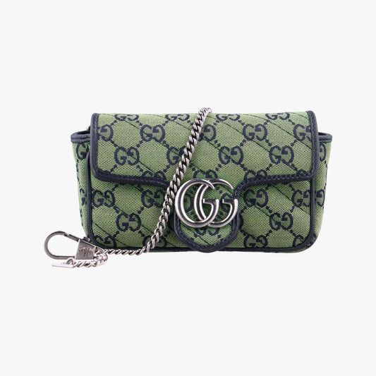 Gucci GG Marmont Green Canvas