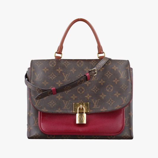Louis Vuitton Marignan Monogram Brown Lie de Vin Canvas Calfskin