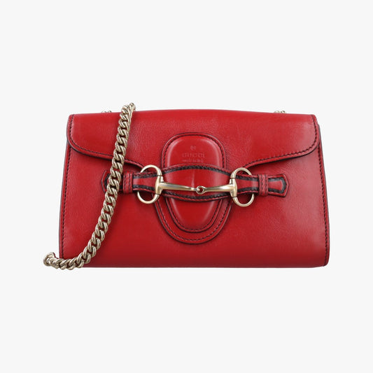 Gucci Emily Red Leather