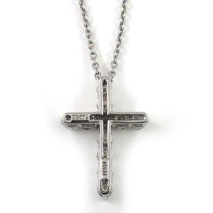 Tiffany & Co Necklace Small Cross Diamond — view 2