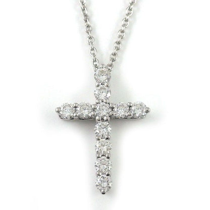 Tiffany & Co Necklace Small Cross Diamond