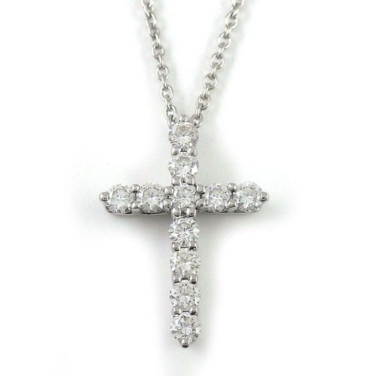 Tiffany & Co Necklace Small Cross Diamond