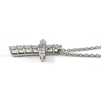 Tiffany & Co Necklace Small Cross Diamond — view 3