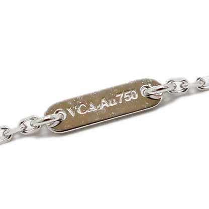 Van Cleef & Arpels Sweet Alhambra Necklace 18K White Gold Diamond — view 6