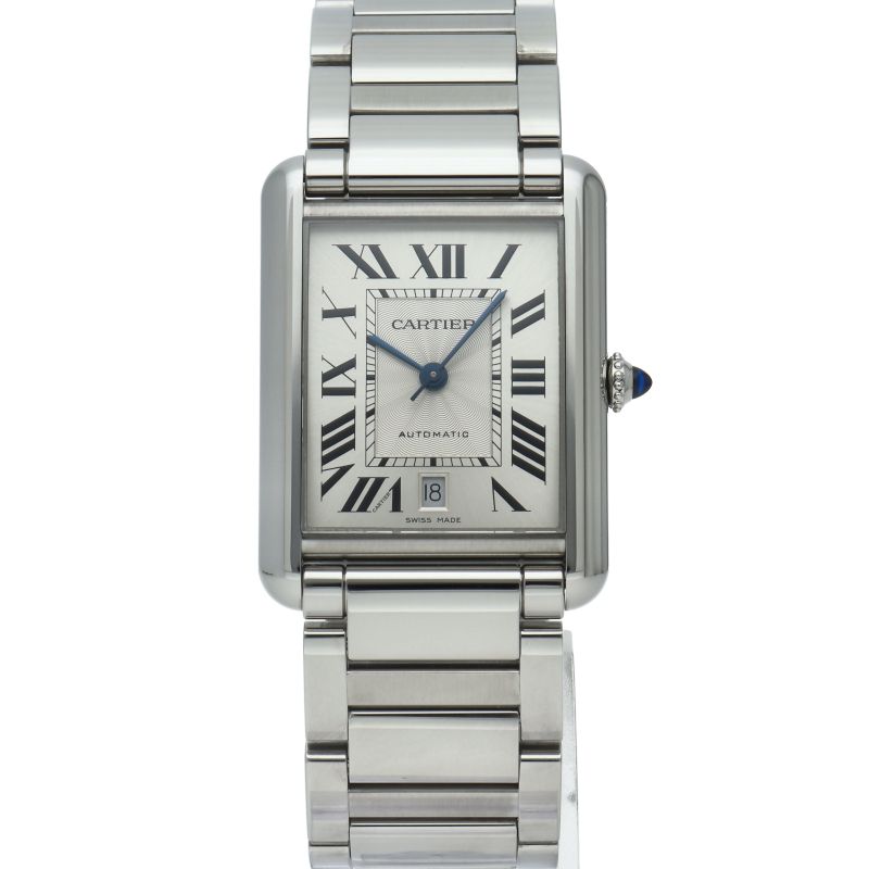 Cartier Tank Must XL Watch Auto SS Silver — view 2