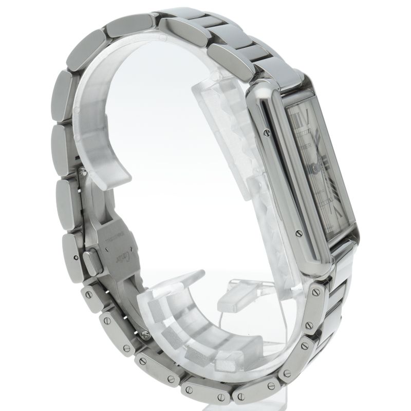 Cartier Tank Must XL Watch Auto SS Silver — view 4