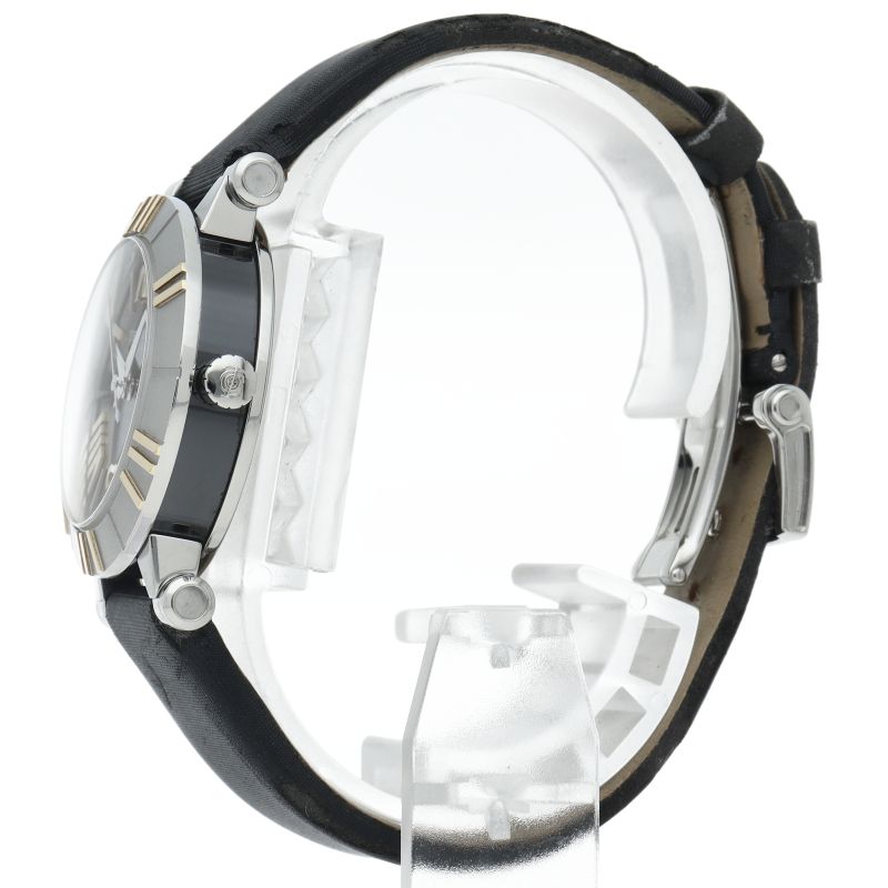 Tiffany & Co Atlas Watch SS Leather Black — view 3