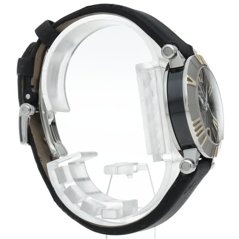 Tiffany & Co Atlas Watch SS Leather Black — view 4