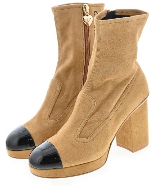 Chanel Boots Beige