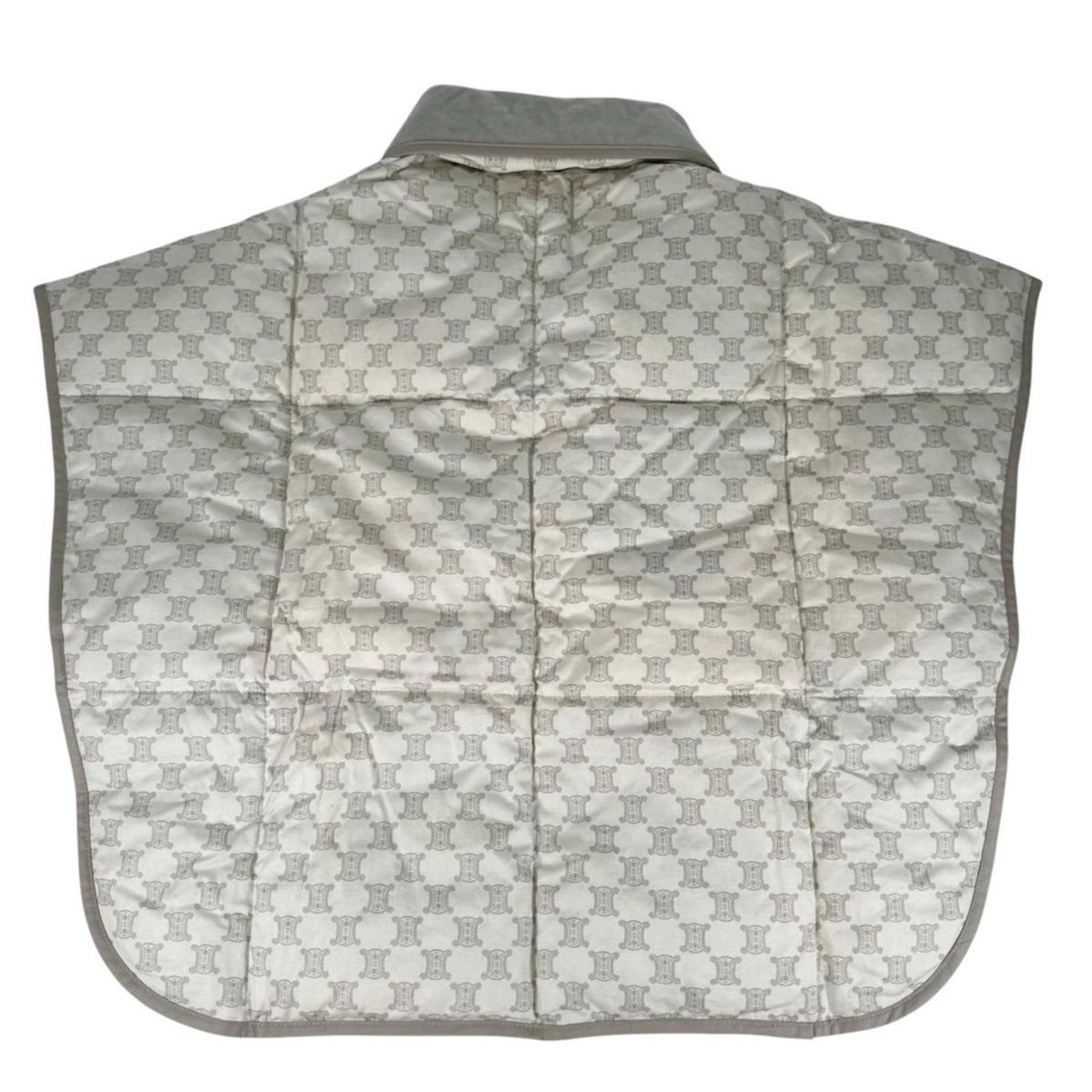 Celine Cotton 100% Macadam All Over Print Three Par Down Vest Greige — view 2