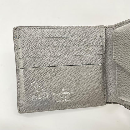 Louis Vuitton Bifold Wallet Portefeuille Marco NM Blue Gray — view 5