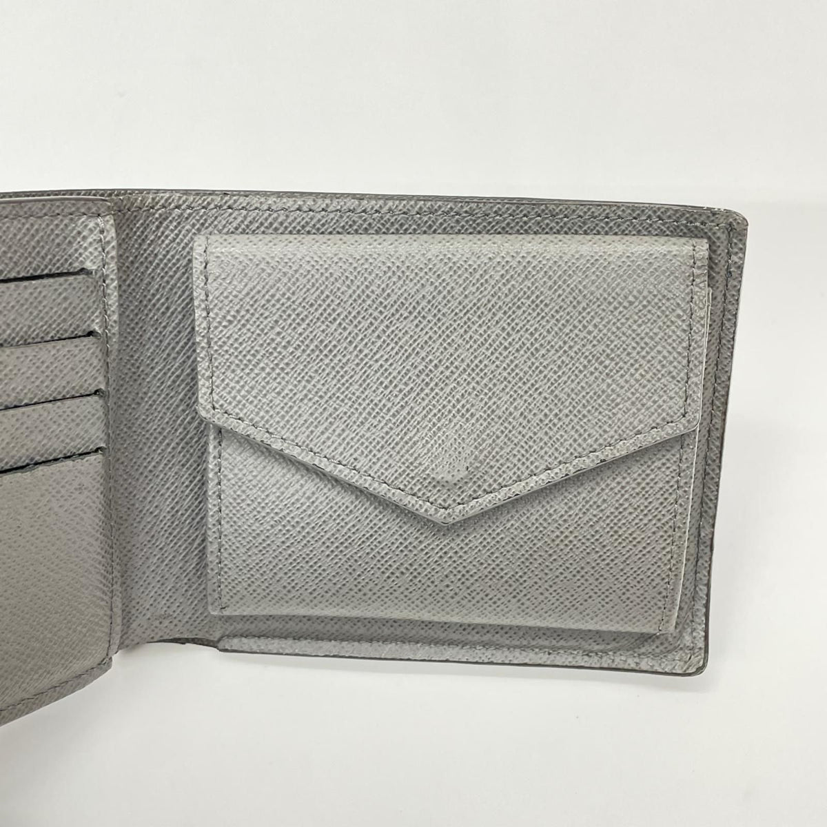 Louis Vuitton Bifold Wallet Portefeuille Marco NM Blue Gray — view 4