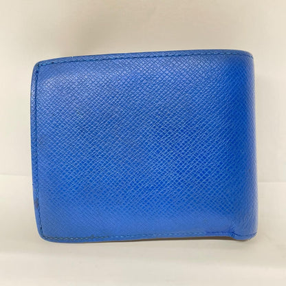 Louis Vuitton Bifold Wallet Portefeuille Marco NM Blue Gray — view 2