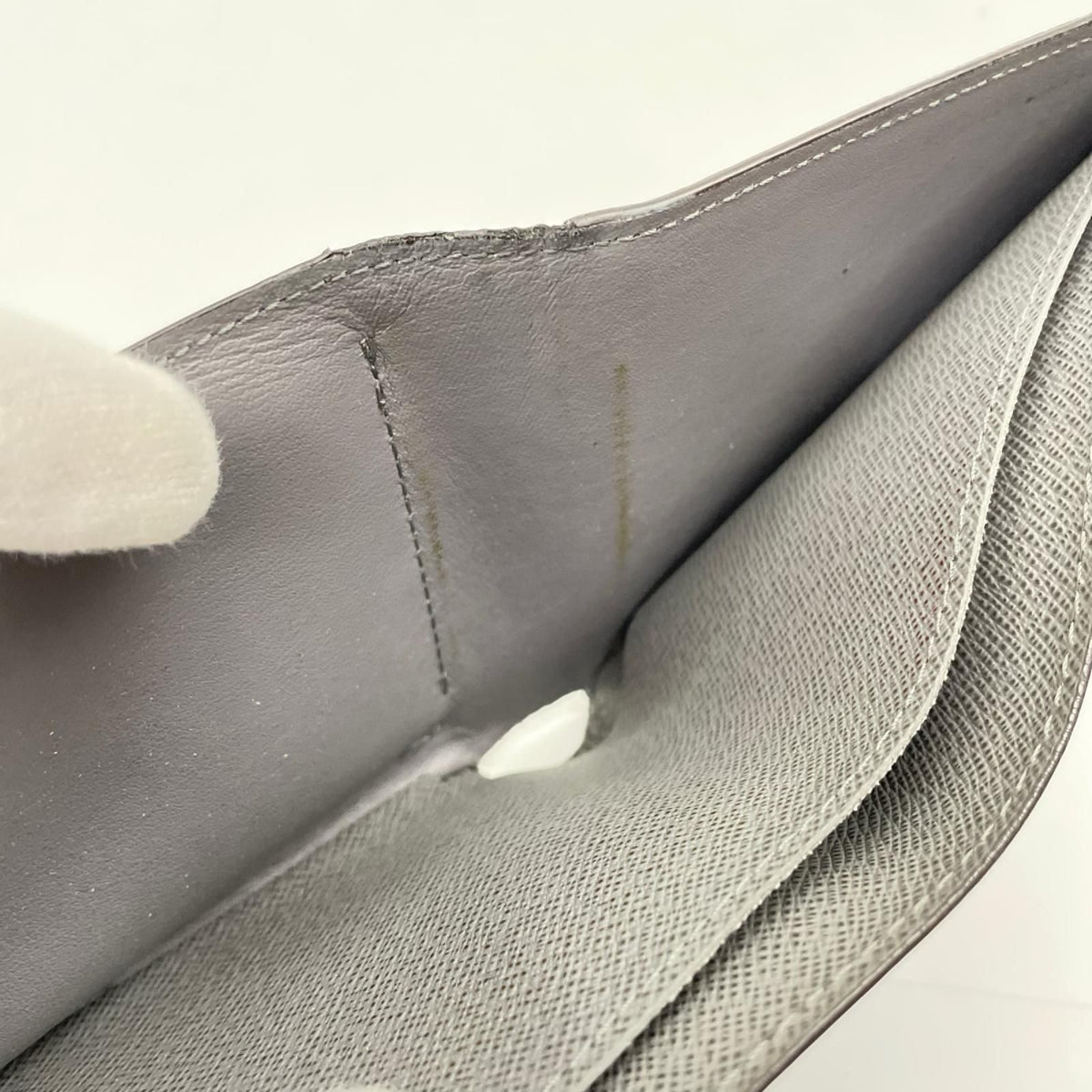 Louis Vuitton Bifold Wallet Portefeuille Marco NM Blue Gray — view 8