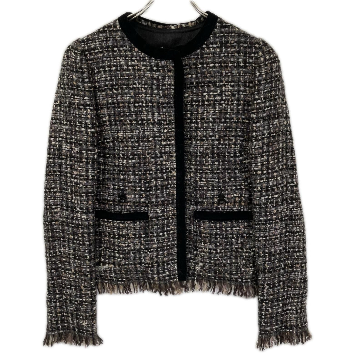 Dolce & Gabbana Tweed Jacket Lining Leopard 40