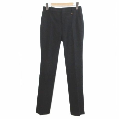 Gucci Tom Ford Era Gold Button Trousers Pants Wool JP S Black 38