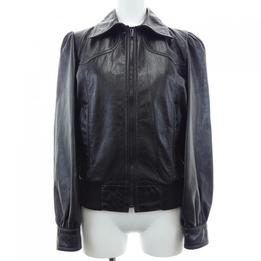 Celine Leather Jacket Black