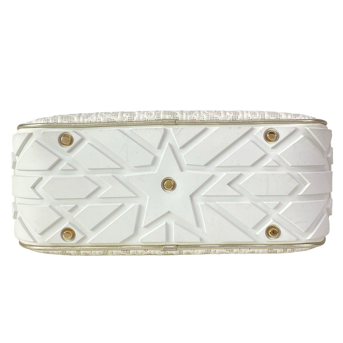 Dior Vibe Bowling Bag White Gold 2-Way Leather — view 5