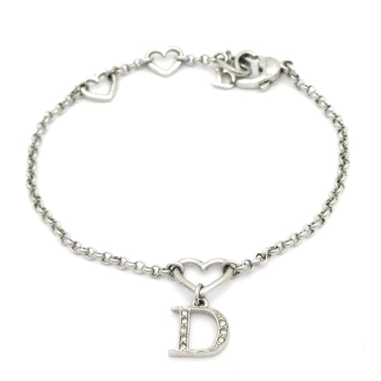 Dior Bracelet Silver Clear Heart