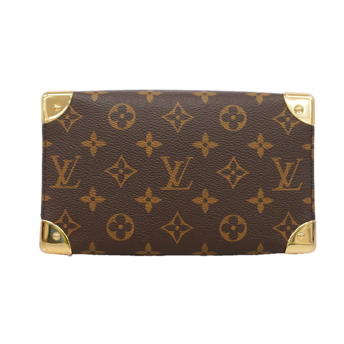 Louis Vuitton Handbag Monogram Reverse Speedy Trunk 20 Brown 2-Way Bag — view 3