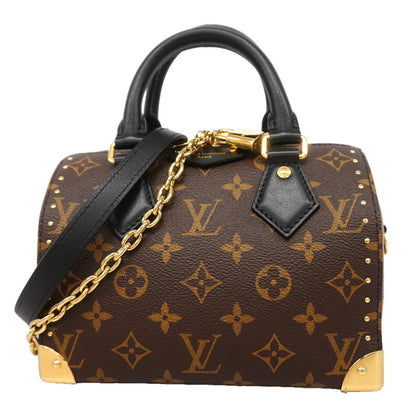 Louis Vuitton Handbag Monogram Reverse Speedy Trunk 20 Brown 2-Way Bag
