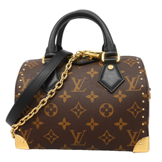 Louis Vuitton Handbag Monogram Reverse Speedy Trunk 20 Brown 2-Way Bag