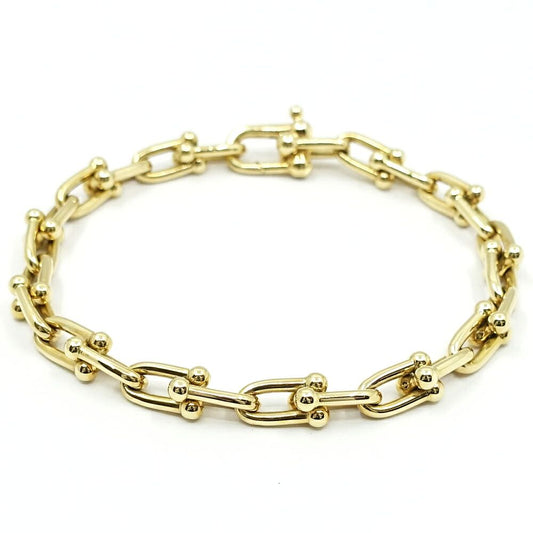 Tiffany & Co 18K Yellow Gold HardWear Bracelet Small Link