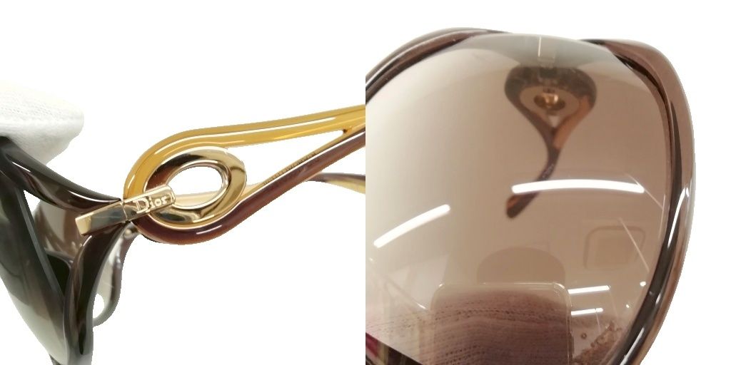 Dior Butterfly Sunglasses Brown Eyewear — view 6