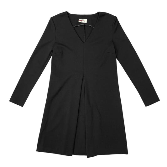 Prada Knit Dress Fabric Black Wool Nylon 38