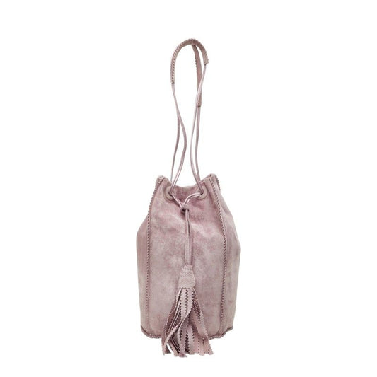 Bottega Veneta Handbag Light Purple Suede