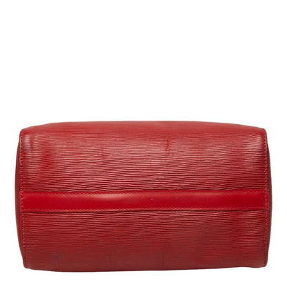 Louis Vuitton Epi Speedy 25 Mini Boston Bag Castilian Red Leather — view 3