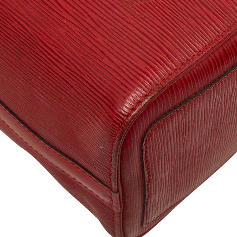Louis Vuitton Epi Speedy 25 Mini Boston Bag Castilian Red Leather — view 4