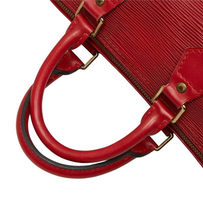 Louis Vuitton Epi Speedy 25 Mini Boston Bag Castilian Red Leather — view 8