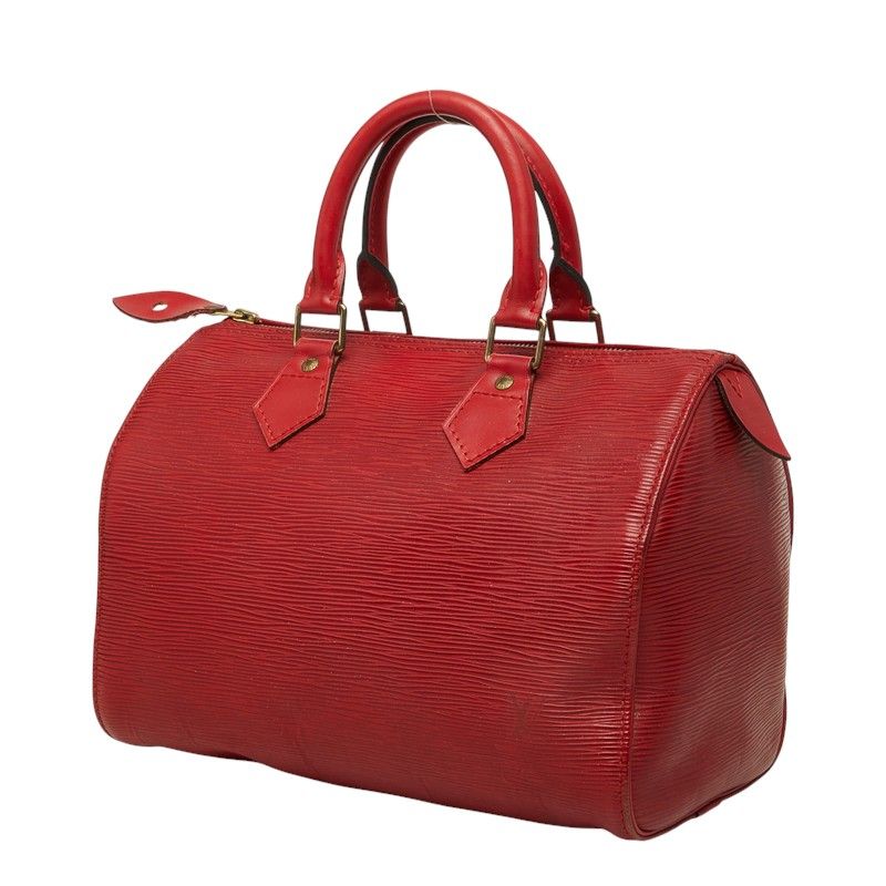 Louis Vuitton Epi Speedy 25 Mini Boston Bag Castilian Red Leather — view 2
