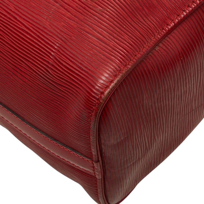 Louis Vuitton Epi Speedy 25 Mini Boston Bag Castilian Red Leather — view 6