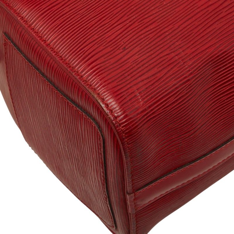Louis Vuitton Epi Speedy 25 Mini Boston Bag Castilian Red Leather — view 7