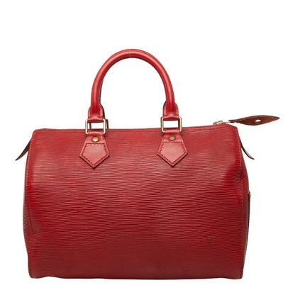 Louis Vuitton Epi Speedy 25 Mini Boston Bag Castilian Red Leather