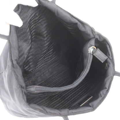 Prada Tessuto Nylon Triangle Logo Tote Bag Shoulder — view 8