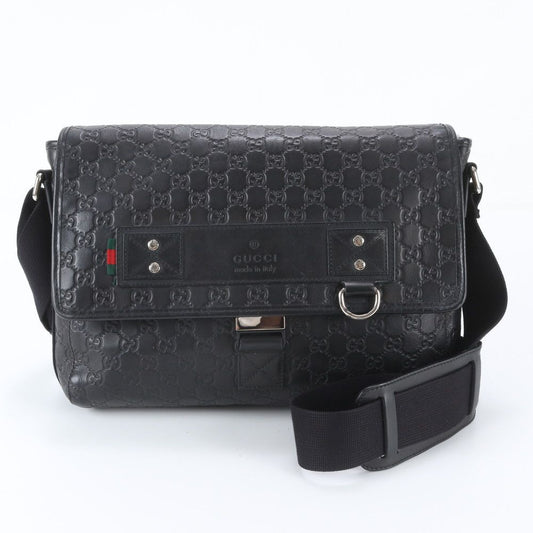 Gucci Guccissima Leather Shoulder Bag Crossbody Messenger Business