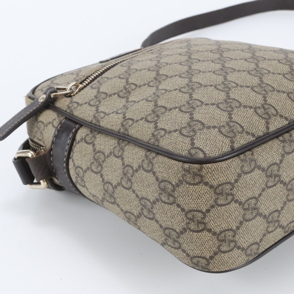 Gucci GG Supreme Leather Shoulder Bag Crossbody Messenger Business — view 6