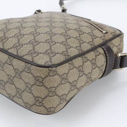 Gucci GG Supreme Leather Shoulder Bag Crossbody Messenger Business — view 4