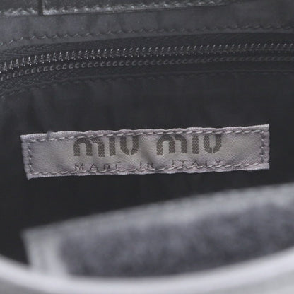Miu Miu Leather Shoulder Bag — view 8