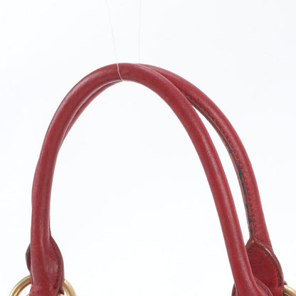Miu Miu Braided Leather Handbag Tote Gold — view 2