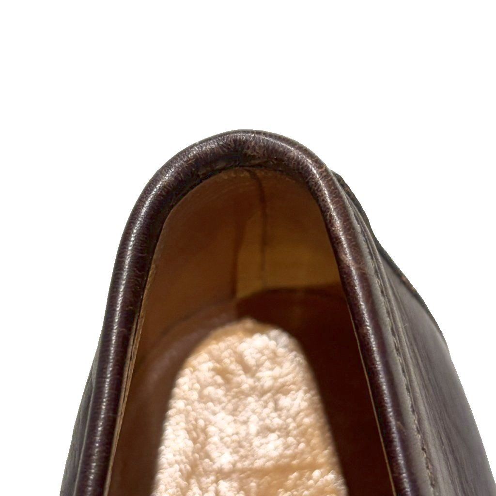 Gucci Horsebit Loafers Gold Brown — view 4